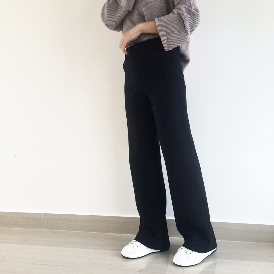 10-27新券秋冬新款高腰阔腿裤西装裤长裤子