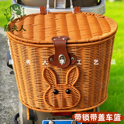 电动自行车后置车筐挂篮大容量