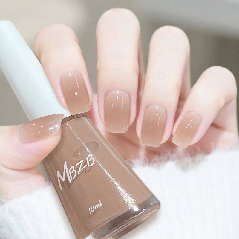 指甲油无味免烤速干可撕可剥透明女法式温柔风自然美甲色水性裸色,彩妆/香水/美妆工具,指甲油,淘宝优惠券,粉丝福利购,淘宝优惠卷