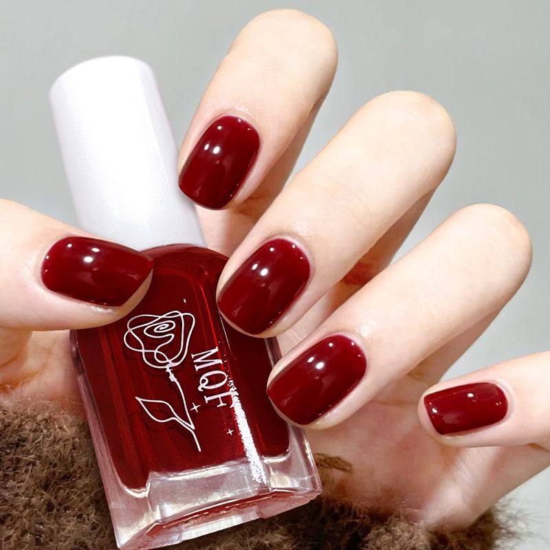 免烤美甲不可剥易卸速干显白酒红无味指甲油大瓶大容量持久不掉色,彩妆/香水/美妆工具,指甲油,淘宝优惠券,粉丝福利购,淘宝优惠卷