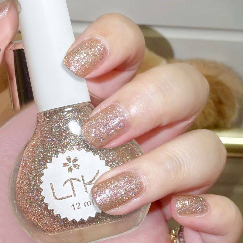 亮闪闪指甲油显白持久免烤快干不掉色防水微胶大瓶装香槟银河美甲,彩妆/香水/美妆工具,指甲油,淘宝优惠券,粉丝福利购,淘宝优惠卷