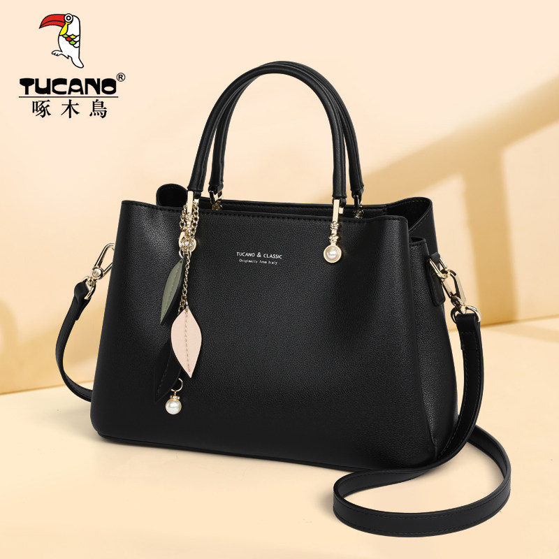 啄木鸟女士包包2023新款包包女包手提大容量妈妈包单肩斜挎包婚包