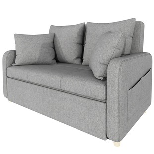 多功能客厅伸缩可折叠沙发床两用单人双人经济型小户型布艺沙发