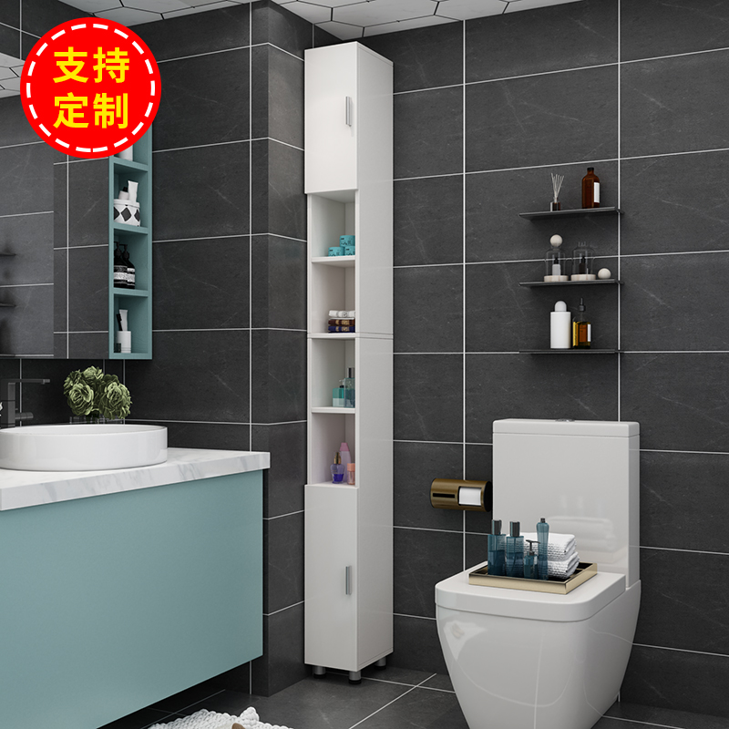 卫生间夹缝收纳浴室边柜子储物柜马桶厕所窄柜免打孔置物架可订做|msdalam kategori keluarga memasang ibu, kelengkapan peribadi, Perabot bilik mandi, kabinet sebelah bilik mandi - dari Buy2taobao.com untuk memberikan perkhidmatan ejen Taobao profesional membeli