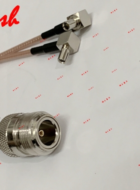 N-K/ TS9-JW 一分二 90度直角公对母 RG316双银 射频RF定制连接线