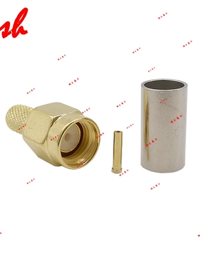 RP-SMA-JC-3公头内螺内孔 接50-3 RG58 LMR195 RG142 RG400 RG223