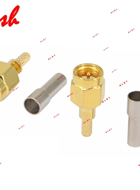 SMA-JC-1.5开窗公头内针射频RF天线接头RG178 RG174 RG316 LMR100
