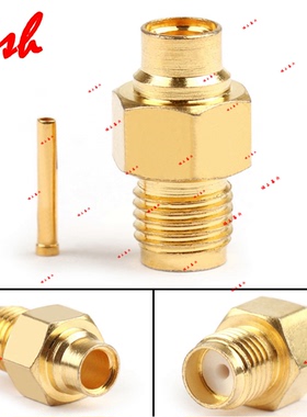 接RG402 141 33半柔/半钢线 SMA-KB3母头 全铜镀金 射频RF