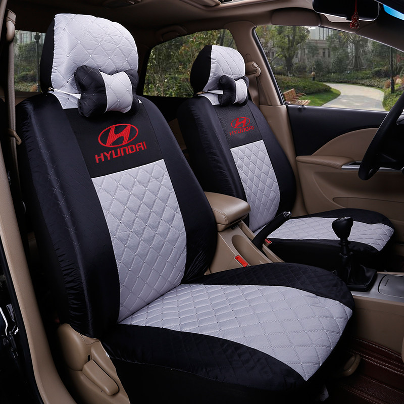 新北京现代瑞纳汽车座套四季布艺全包伊兰特悦动瑞奕专用坐垫椅套