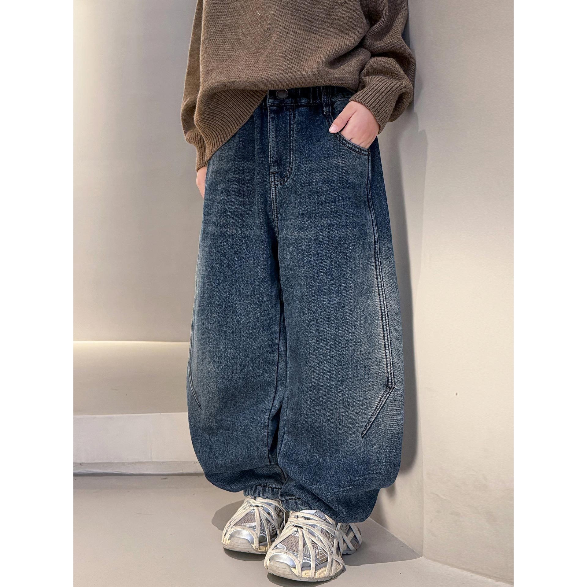 胖东来山姆儿童装男童冬季加绒裤子新款中大童冬款加厚一体绒牛仔,童装/婴儿装/亲子装,儿童牛仔裤,淘宝优惠券,粉丝福利购,淘宝优惠卷