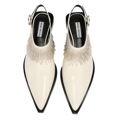 reikipetals设计师尖头穆勒鞋