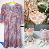 Плетеный крючок для вязания ручной работы, шелковые нитки, клубок пряжи, 3 размер, DIY, градиент