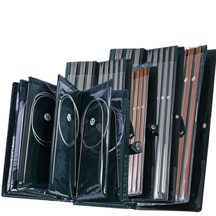 毛衣针环形针编织工具全套装打毛衣棒针不锈钢收纳包织袜子毛线针