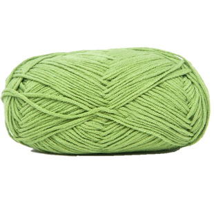 婵之影4股牛奶棉钩针毛线四股diy手工编织毛线团钩织包包挂件批发