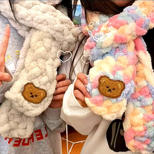 手指围脖手工编织diy材料包