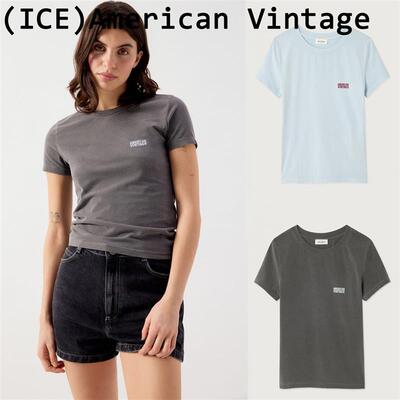 Ice买手店正品American vintage上衣26新款logo印花休闲短袖T恤女