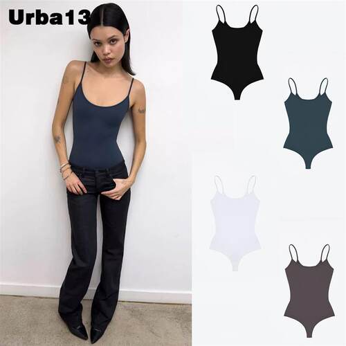Urba13买手店现货正品Tank Air连身衣纯色极简吊带弹力紧身背心