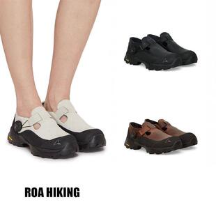 折扣 ROA HIKING 玛丽珍厚底乐福鞋小众户外休闲圆头皮鞋