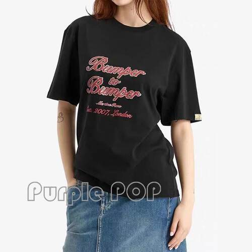 POP正品买手店 Martine Rose25SS新款时尚休闲百搭字母T恤上衣