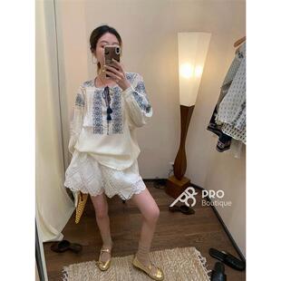 PRO 买手店 MAISON HOTEL 系带流苏衬衫上衣 26春夏