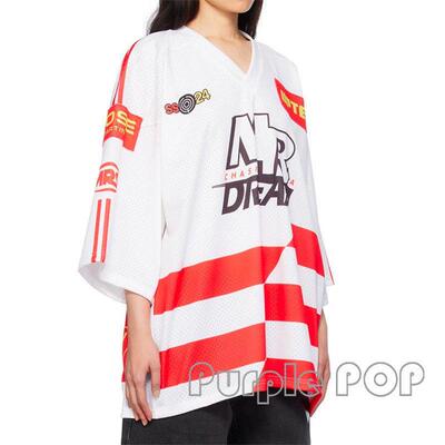 POP买手店Martine Rose 24 运动服圆领超大宽松球衣上衣短袖