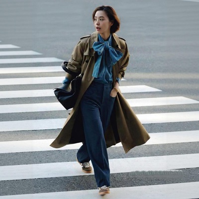 腿精BI备！STY1EM1XER 立体弧形插兜 舒弹显瘦百搭直筒喇叭裤长裤