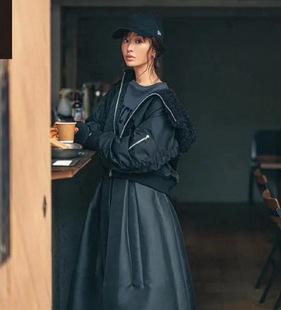 仅12件！ZG1900~MO家 活力减龄！毛绒连帽MA-1飞行员夹棉夹克外套