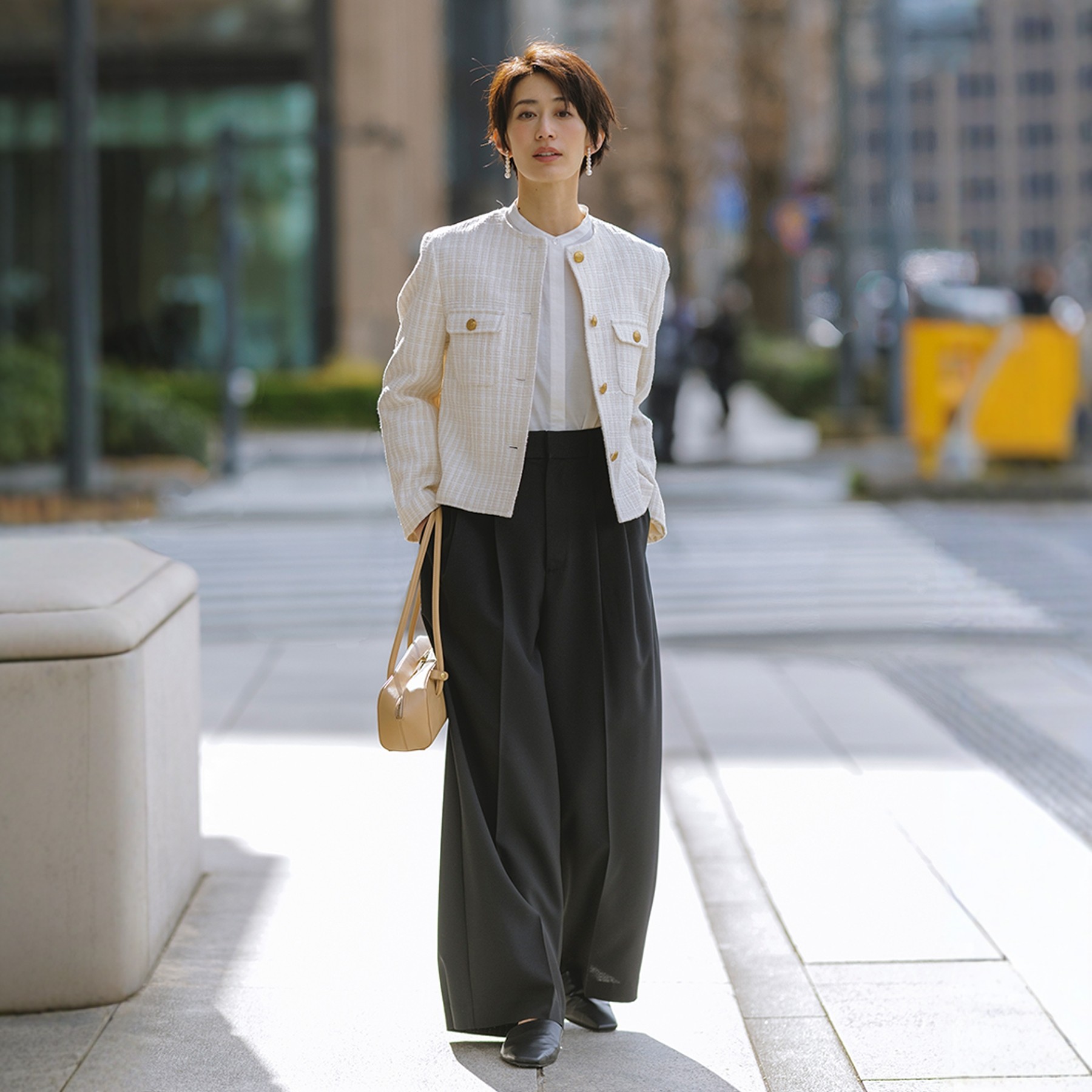 万搭藏肉！MO家 强建筑感立体打褶"新"西裤 高腰压褶阔腿休闲裤