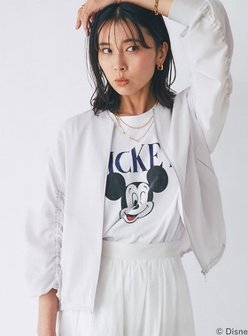 1.5W+R1VE DR0ITE 超爽滑亲肤 设计感抽褶袖休闲轻薄棒球服外套