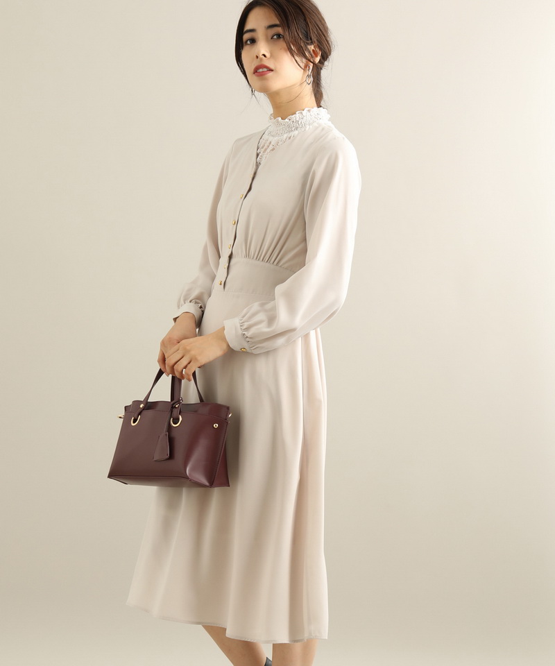 捏褶收腰连衣裙优雅入骨