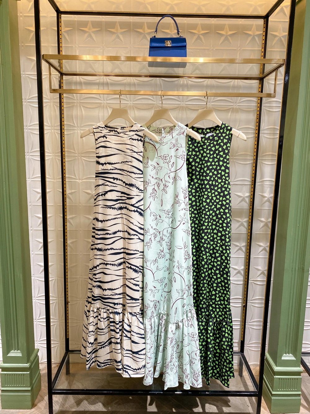 都市森林 LB人气bao款 浪漫印花系带优雅女神海边度假长裙沙滩裙