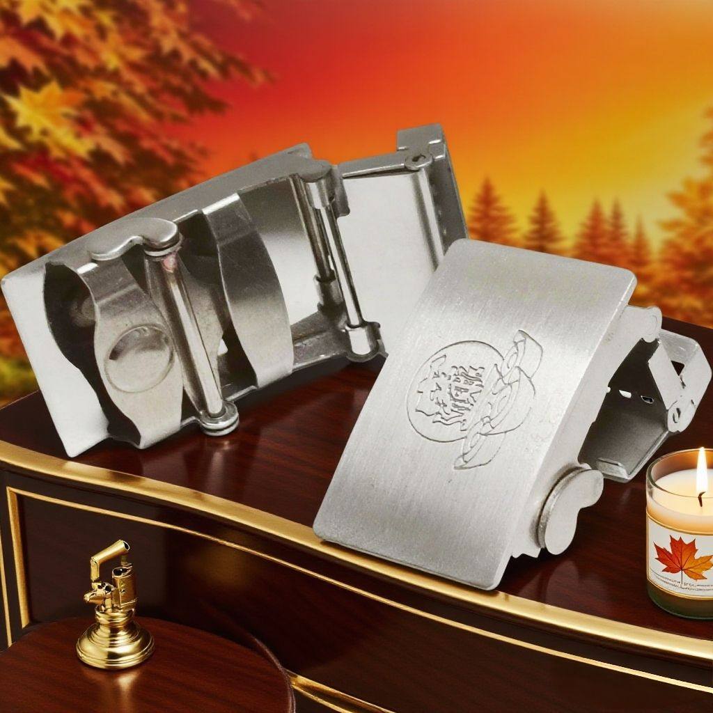 裤带自动扣头男士休闲腰带不生锈配件耐用皮带头不锈钢卡子防过敏