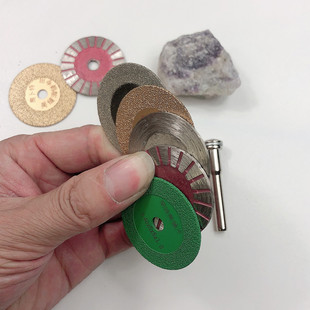 纤焊切片40/50MM锯片金刚砂磨头6.0孔磨片金属双网切割片瓷砖美缝