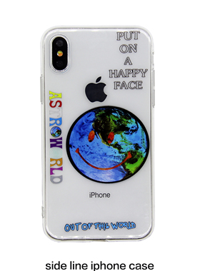 sideline原创travis scott astroworld iPhone17硅胶透明软壳ip16pro嘻哈说唱保护壳适用于苹果手机壳