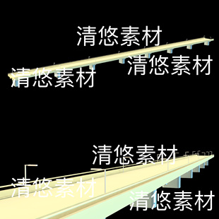 c4d obj格式 卡通简单桥梁大桥模型文件 非实物D318 fbx