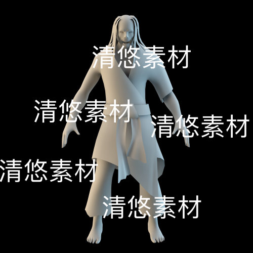 3dmax c4d fbx obj格式玄幻仙侠古装尸鬼恶魔人物文件 非实物B929