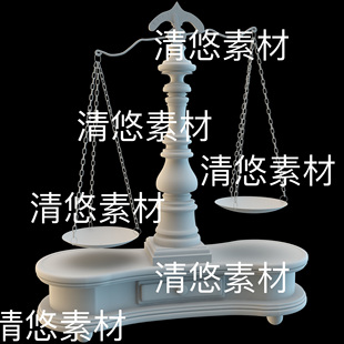 3dmax c4d fbx obj格式古代天平秤公平公正秤模型文件 非实物D888