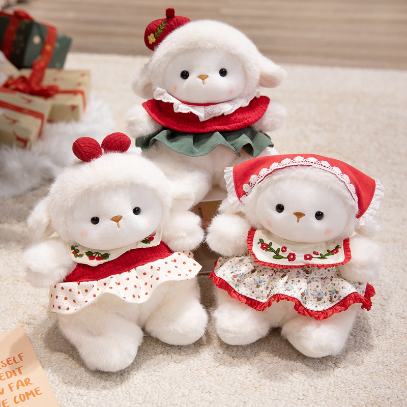 可爱安布琳小羊公仔儿童公主羊玩偶毛绒玩具陪睡娃娃抱枕女生礼物