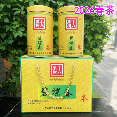 云龙大栗树碧螺春茶叶礼盒装特级