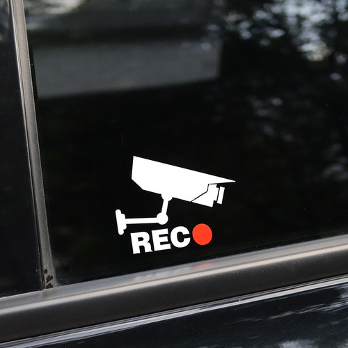 kistioa创意行车监控汽车贴纸