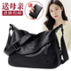帝豪袋鼠真皮中年包包女新款 百搭软皮大容量牛皮妈妈包单肩斜挎包