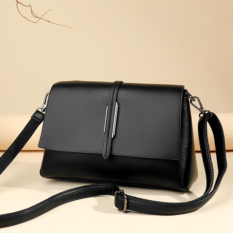 专柜真皮女包2026新款潮腋下女士包包时尚中年妈妈单肩斜挎小包女