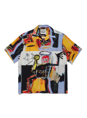 ［5折］WACKO MARIA JEANBASQUIAT HAWAIIAN SHIRT宽松夏威夷衬衫