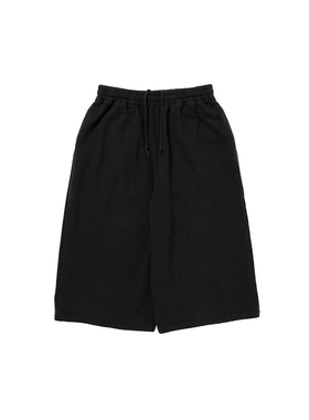 Cootie Venice Sweat Shin Cut Wide Easy Pants 棉丝混纺 8分裤