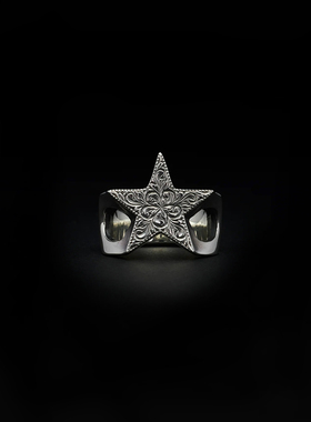 Antidote BuyersClub Engraved Star Ring 日产 950 唐草五星戒指