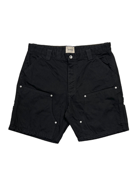greatLAnd ORIGINAL NO MAN CARPENTER SHORTS BLACK限定双膝短裤