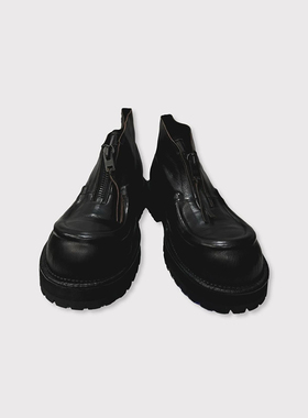 MINUS x KIDS LOVE GAITE Shadow Mocca日产 联名 拉链 莫卡辛鞋