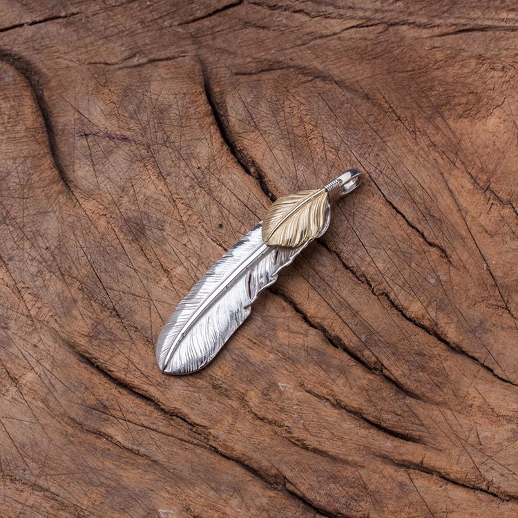 高橋吾郎goro’s上金特大羽吊坠全新品未使用左向