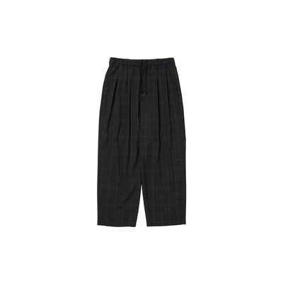 Cootie T/W 2 Tuck Easy Pants 日产 暗纹 羊毛混纺长裤