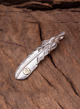 高橋吾郎goro’s银爪点金特大羽吊坠全新品未使用左向